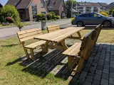 Family picknicktafel met 4 rugleuningen KING® — foto 2