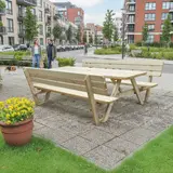 Picknicktafel 240 cm KING® met rugleuningen — foto 3