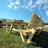 Picknicktafel 300 cm KING® met 2 rugleuningen — foto 2