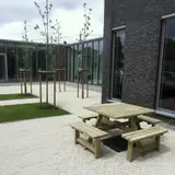 Vierkante picknicktafel 200 × 200 cm KING® — foto 3
