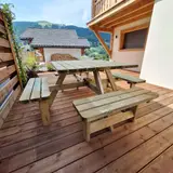 Vierkante picknicktafel 200 × 200 cm KING® — foto 5
