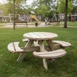 Ronde kleuterpicknicktafel Jimmy 120 cm KING® — foto 2
