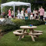 Ronde kleuterpicknicktafel Jimmy 120 cm KING® — foto 4