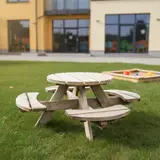 Ronde kleuterpicknicktafel Jimmy 120 cm KING® — foto 5