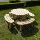 Ronde picknicktafel XXL 195 cm ROYAL KING® — foto 3