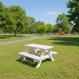 Roze-witte kinderpicknicktafel 90 cm KING® — foto 4